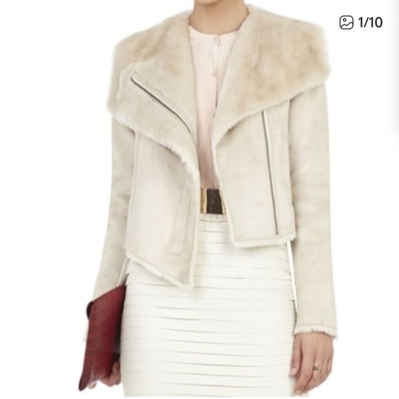 BCBGMaxAzria Jackets & Blazers - Elegant Cream Women's Jacket